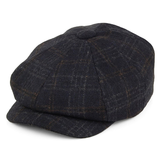 Gorra Newsboy Deanscroft a cuadros de Joules - Azul Marino