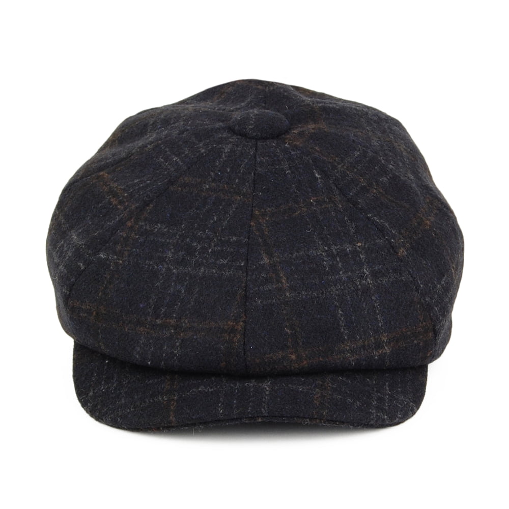 Gorra Newsboy Deanscroft a cuadros de Joules - Azul Marino