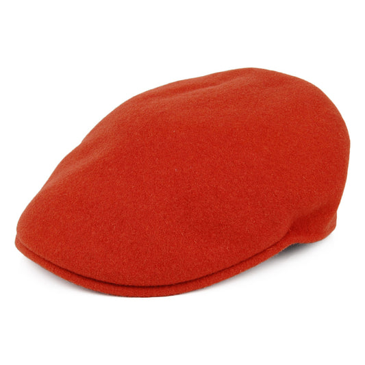 Gorra plana 504 de lana de Kangol - Rojo Óxido