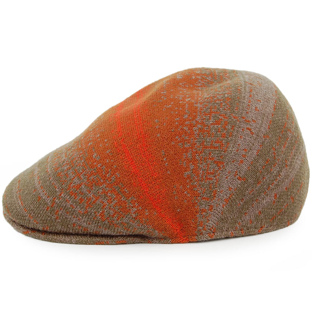 Gorra plana Morse efecto degradado 507 de Kangol - Oliva-Ladrillo