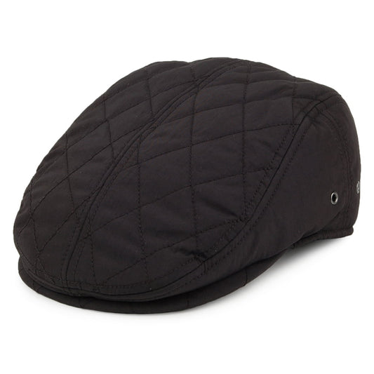 Gorra plana Hidden Layers Driving con orejeras de Kangol - Negro