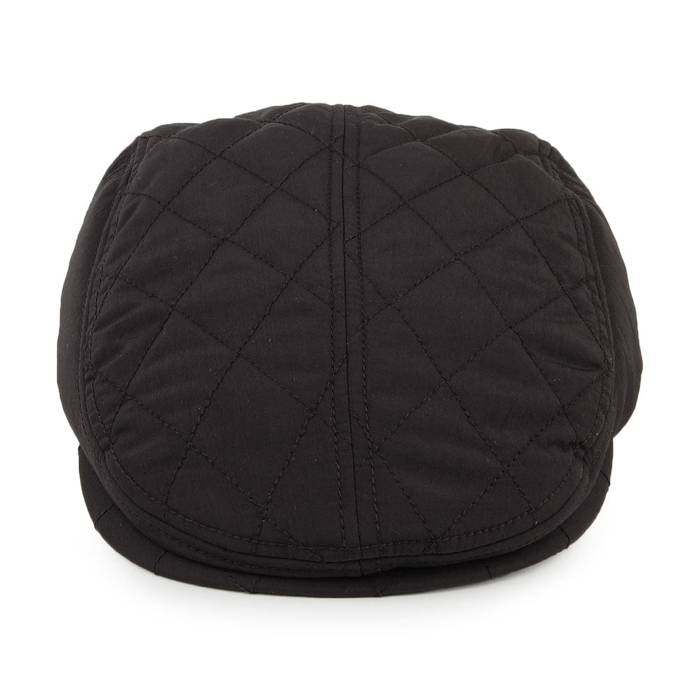 Gorra plana Hidden Layers Driving con orejeras de Kangol - Negro