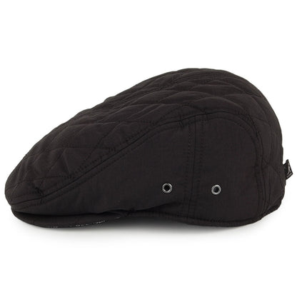 Gorra plana Hidden Layers Driving con orejeras de Kangol - Negro