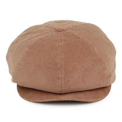 Gorra Newsboy Brood de pana de Brixton - Marrón