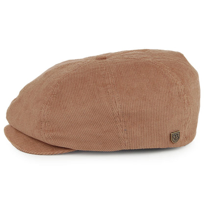 Gorra Newsboy Brood de pana de Brixton - Marrón
