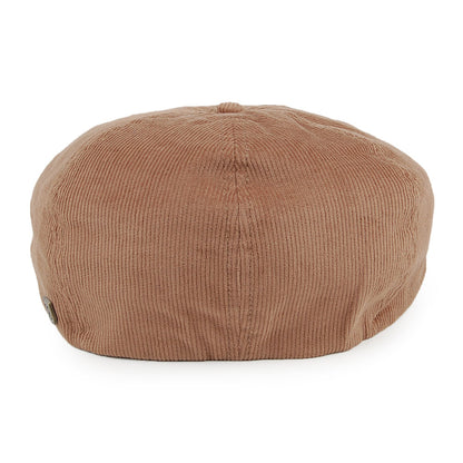 Gorra Newsboy Brood de pana de Brixton - Marrón