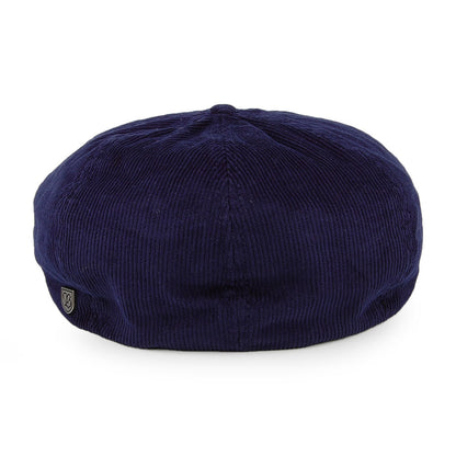 Gorra Newsboy Brood de pana de Brixton - Azul