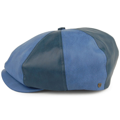 Gorra Newsboy Brood Multi-Paneles de Brixton - Azul Marino