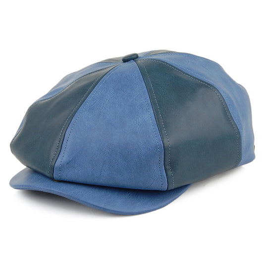Gorra Newsboy Brood Multi-Paneles de Brixton - Azul Marino