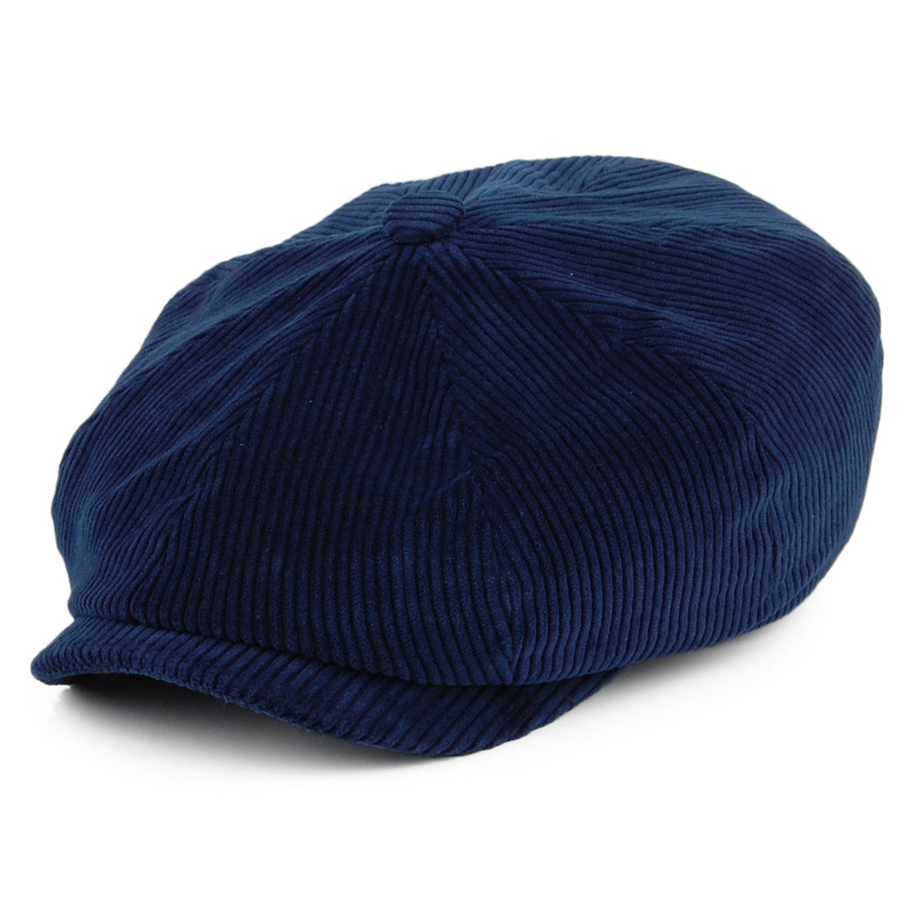 Gorra Newsboy Hatteras de pana de Stetson - Azul
