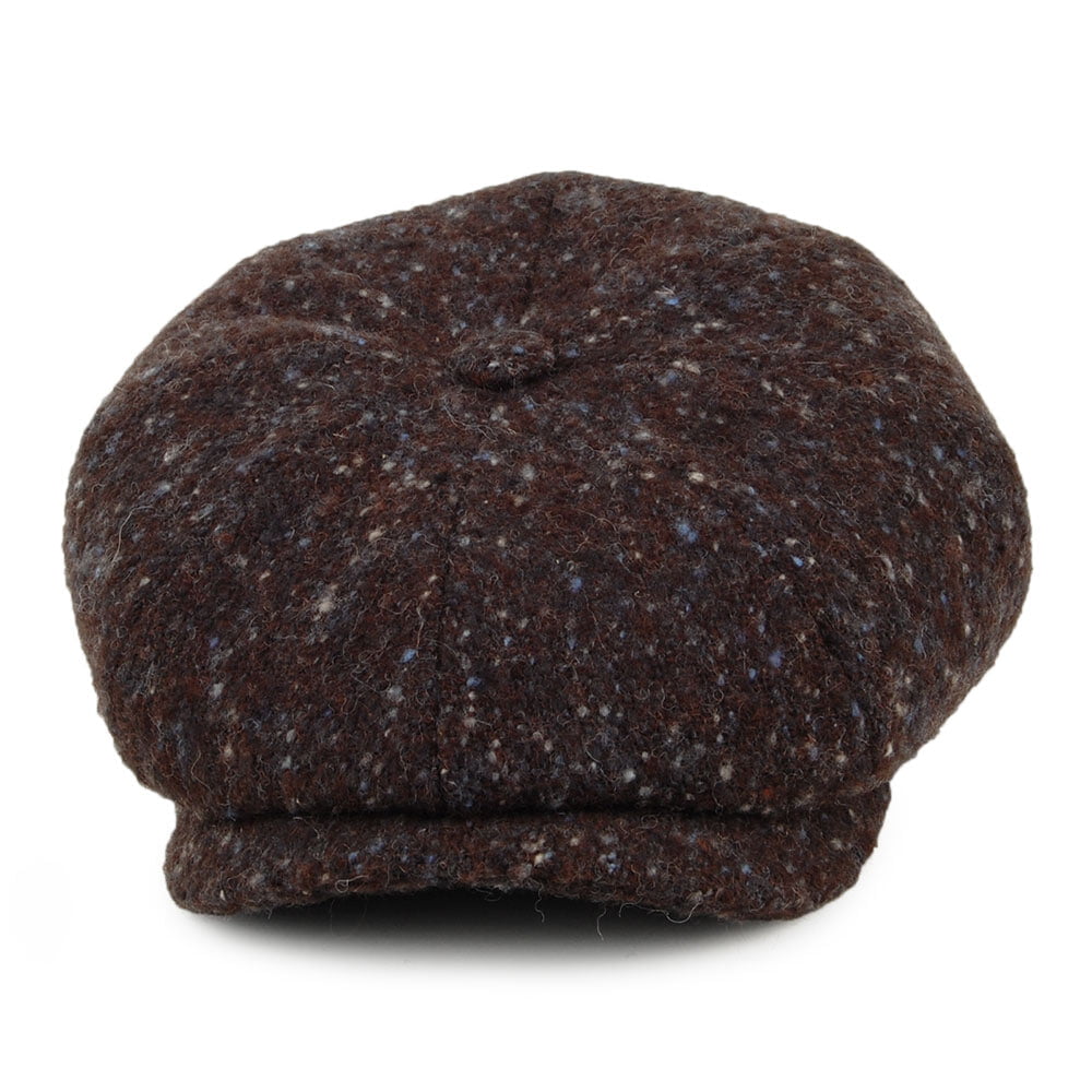 Gorra Newsboy Hatteras de Tweed Donegal de Stetson - Marrón