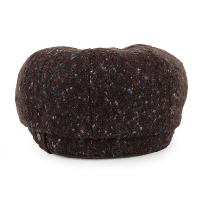 Gorra Newsboy Hatteras de Tweed Donegal de Stetson - Marrón
