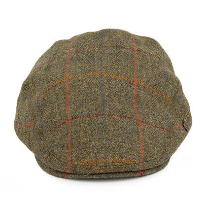 Gorra plana Gamekeeper repelente al agua a cuadros de Failsworth - Verde-Multi