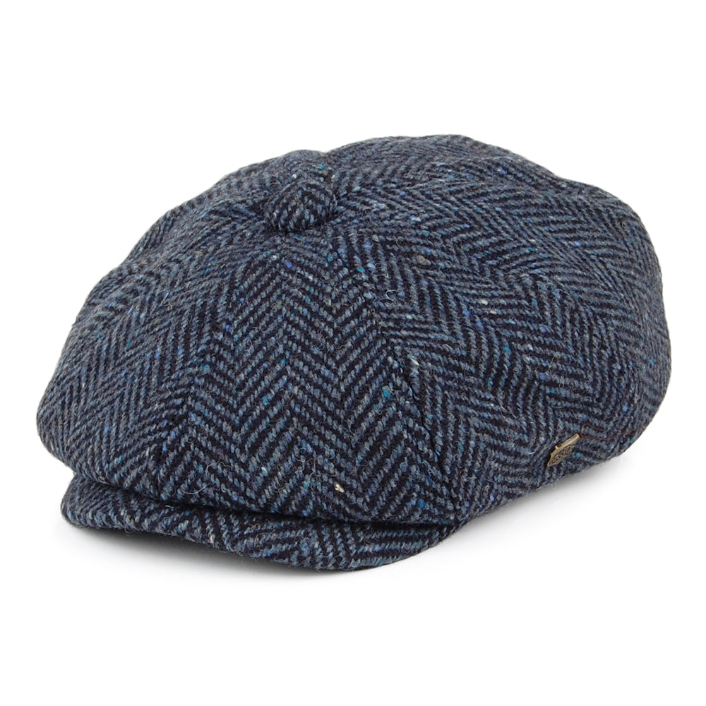 Gorra Newsboy Malmo lana diseño espiga Failsworth - Tonalidades azules