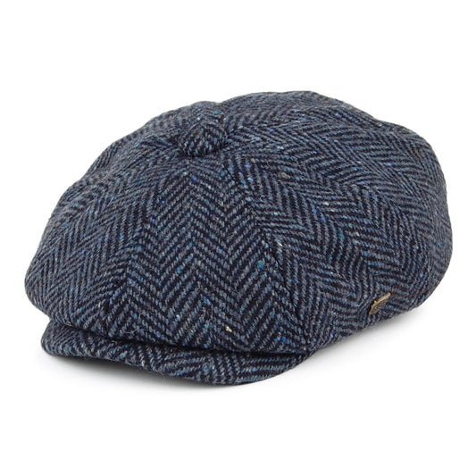 Gorra Newsboy Malmo lana diseño espiga Failsworth - Tonalidades azules