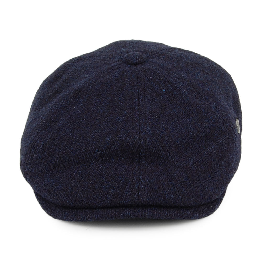 Gorra Newsboy Hudson de astracán merino de Failsworth - Azul Marino