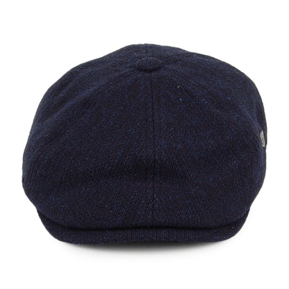 Gorra Newsboy Hudson de astracán merino de Failsworth - Azul Marino