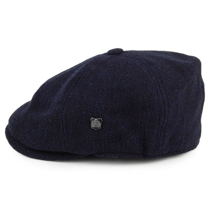 Gorra Newsboy Hudson de astracán merino de Failsworth - Azul Marino