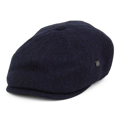 Gorra Newsboy Hudson de astracán merino de Failsworth - Azul Marino