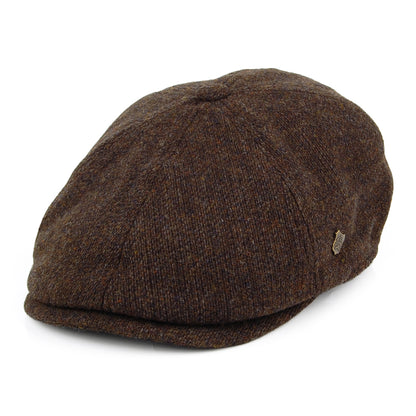 Gorra Newsboy Hudson de astracán merino de Failsworth - Marrón