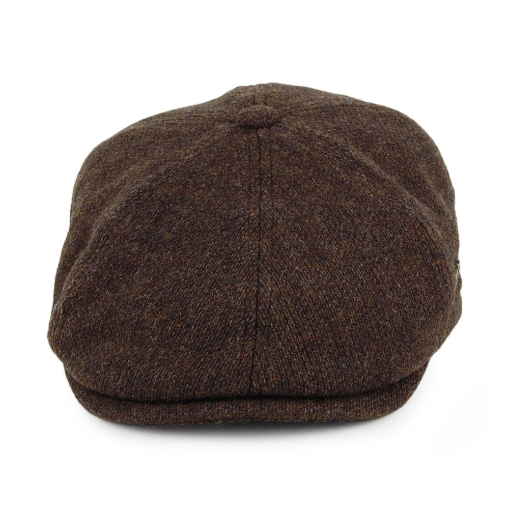 Gorra Newsboy Hudson de astracán merino de Failsworth - Marrón