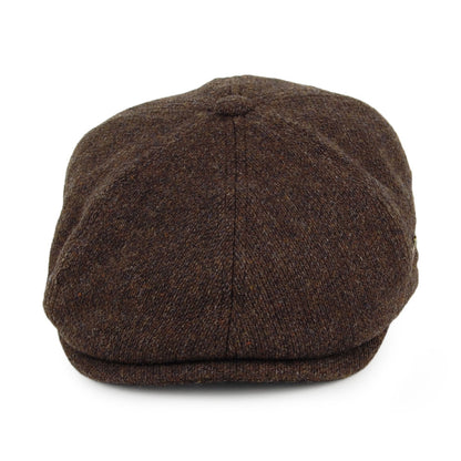 Gorra Newsboy Hudson de astracán merino de Failsworth - Marrón