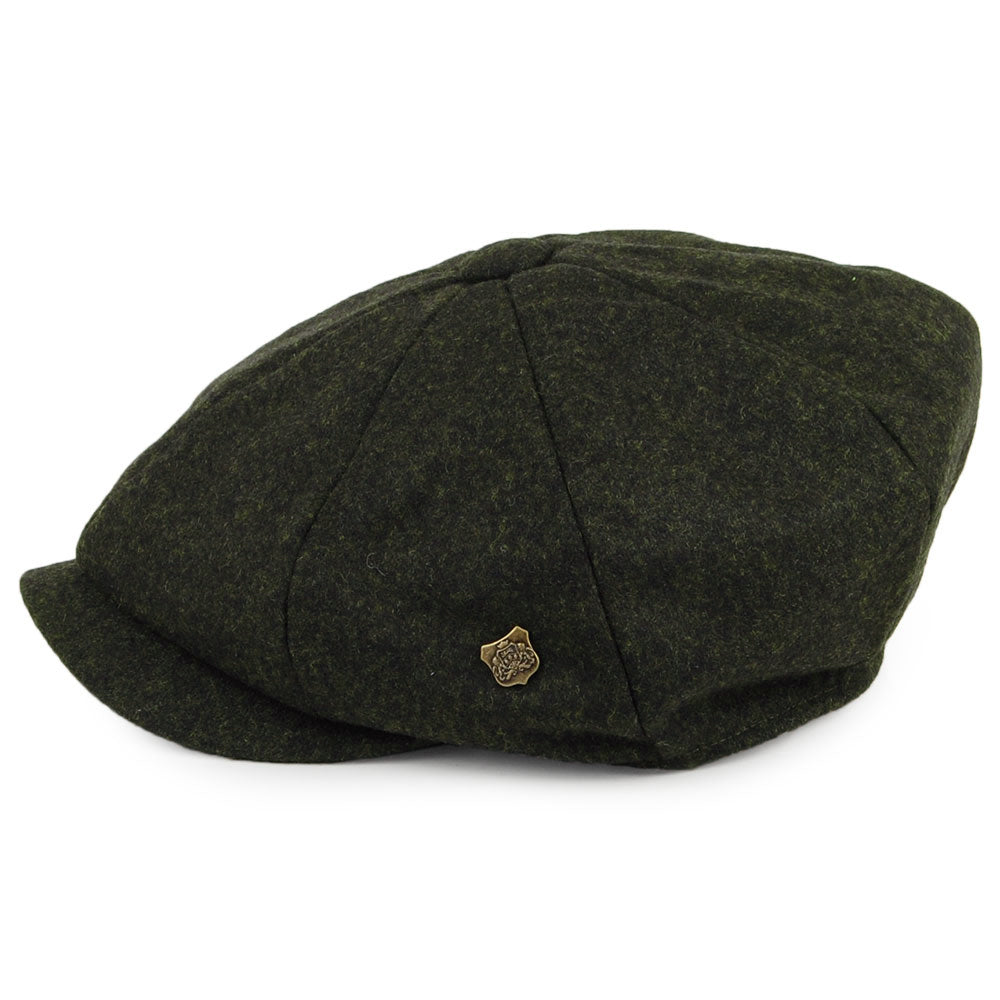 Gorra Newsboy Alfie de Melton de Failsworth - Loden