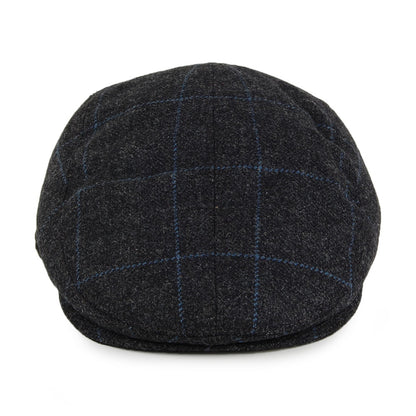 Gorra plana Ascot de Windowpane de Christys - Gris-Azul