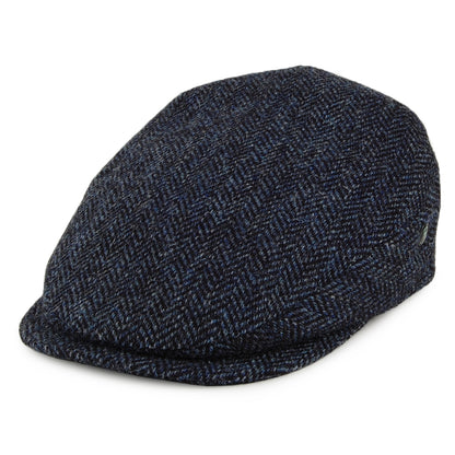 Gorra plana Visera extendida de HARRIS TWEED de City Sport - Azul-Negro