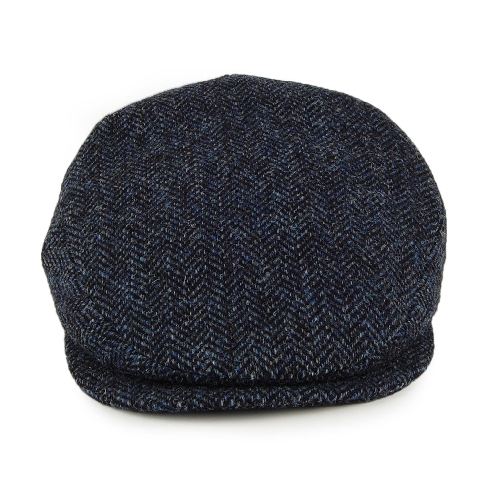 Gorra plana Visera extendida de HARRIS TWEED de City Sport - Azul-Negro