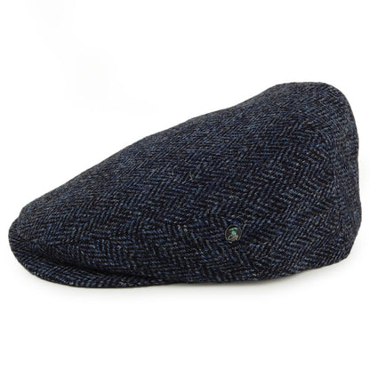 Gorra plana Visera extendida de HARRIS TWEED de City Sport - Azul-Negro