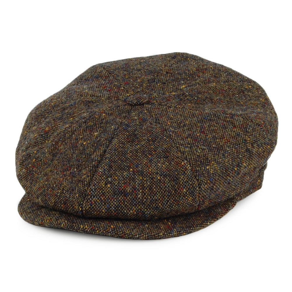 Gorra Newsboy de Tweed Donegal de City Sport - Verde-Multi