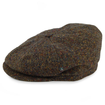 Gorra Newsboy de Tweed Donegal de City Sport - Verde-Multi