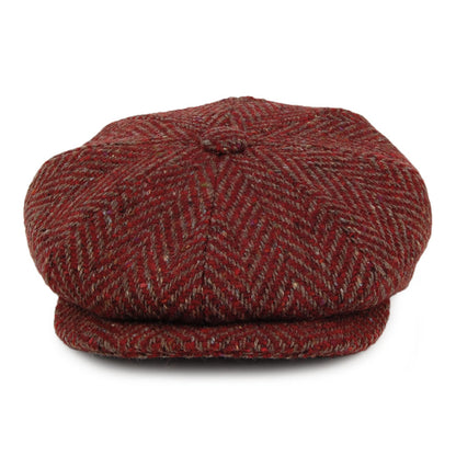 Gorra Newsboy Espiga gruesa de City Sport - Burdeos