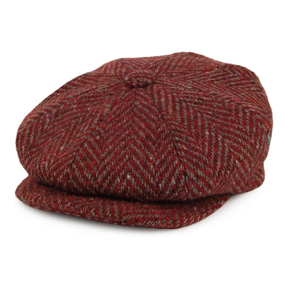 Gorra Newsboy Espiga gruesa de City Sport - Burdeos