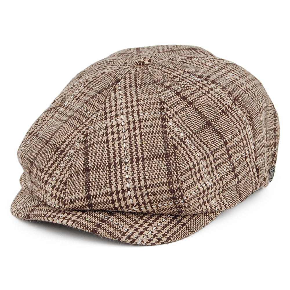 Gorra Newsboy Brood de Brixton - Beige Arena-Marrón