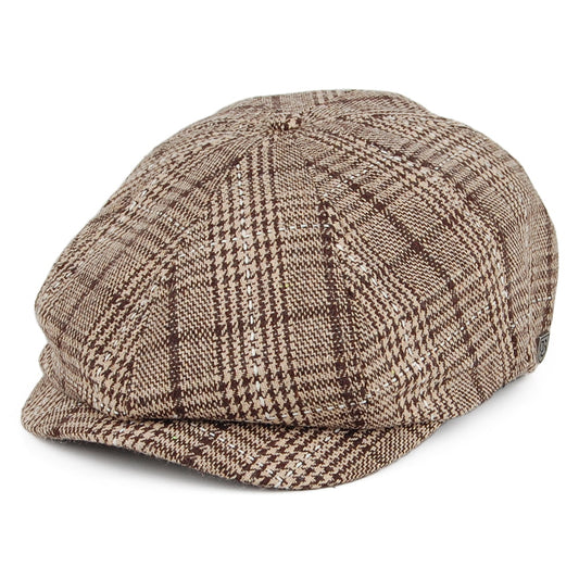 Gorra Newsboy Brood de Brixton - Beige Arena-Marrón