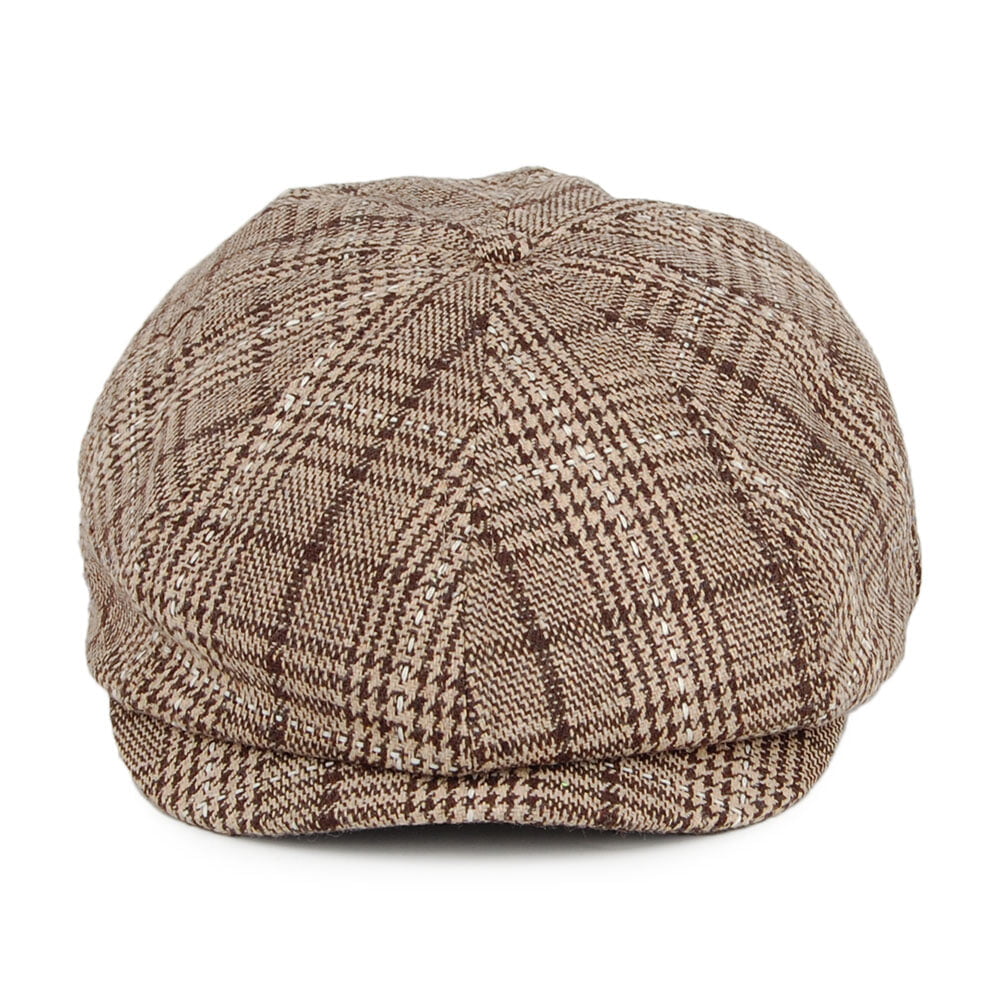 Gorra Newsboy Brood de Brixton - Beige Arena-Marrón