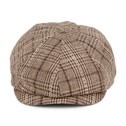 Gorra Newsboy Brood de Brixton - Beige Arena-Marrón