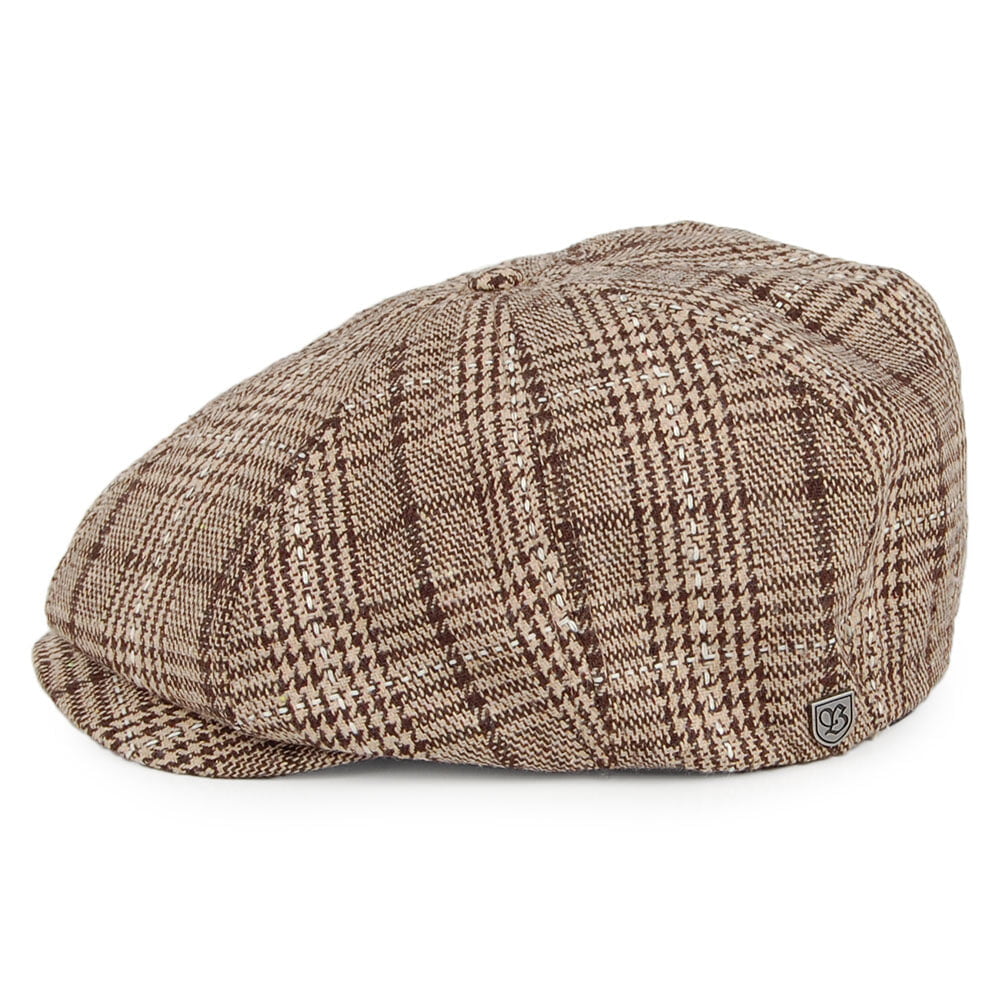 Gorra Newsboy Brood de Brixton - Beige Arena-Marrón