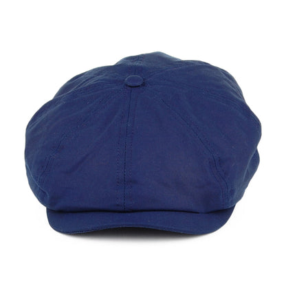 Gorra Newsboy British Millerain de algodón encerado de Jaxon & James - Azul Marino
