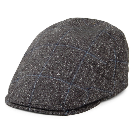 Gorra plana Sports de Mallalieus de mezcla de seda y algodón de Failsworth - Gris-Azul