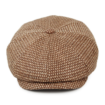 Gorra Newsboy Hatteras de paja toyo de Stetson - Marrón-Natural