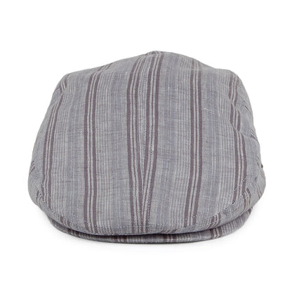 Gorra plana a rayas de Bailey - Gris