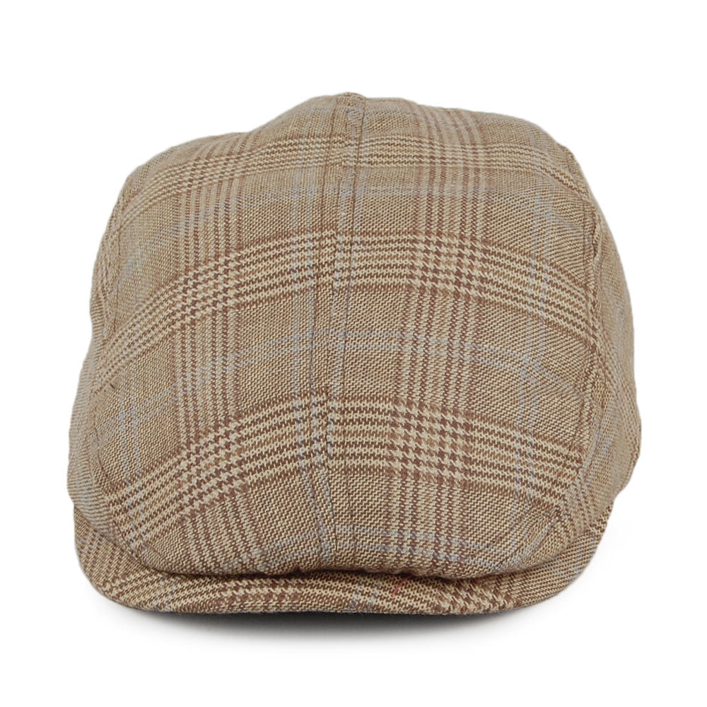 Gorra plana Tailored Driver de Moons de Christys - Marrón Jaspeado
