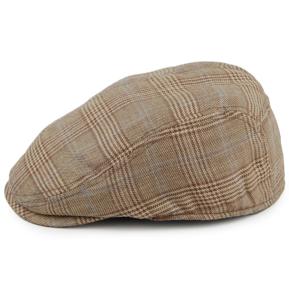 Gorra plana Tailored Driver de Moons de Christys - Marrón Jaspeado