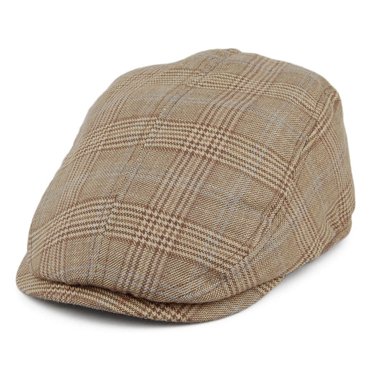 Gorra plana Tailored Driver de Moons de Christys - Marrón Jaspeado