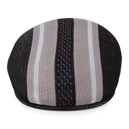Gorra plana Vented Stripes 504 de Kangol - Negro