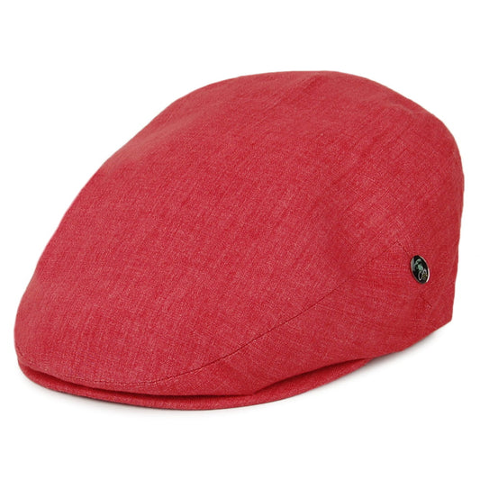 Gorra plana Promo de lino de City Sport - Rojo Ladrillo
