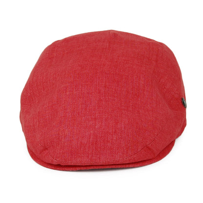 Gorra plana Promo de lino de City Sport - Rojo Ladrillo